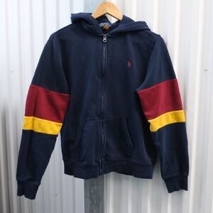 Polo Ralph Lauren Boys' Corduroy Logo Fleece Full Zip Hoodie Size XL 18-20